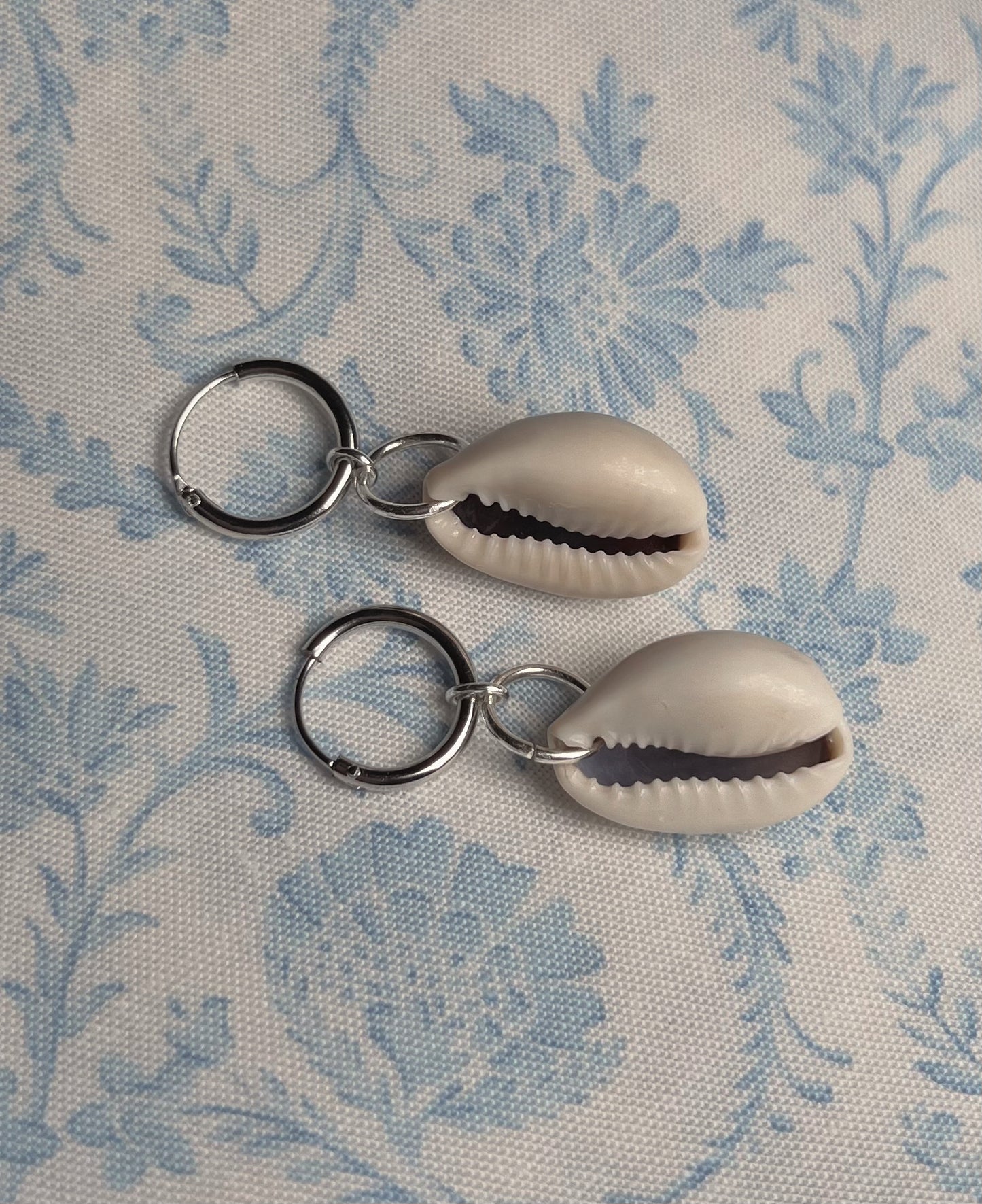 Kailua Cowrie Shell Hoops